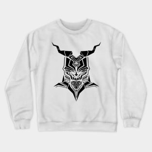 Tribal Demon Face Crewneck Sweatshirt